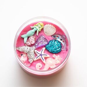 Mermaid-Themed Play doh sensory jars